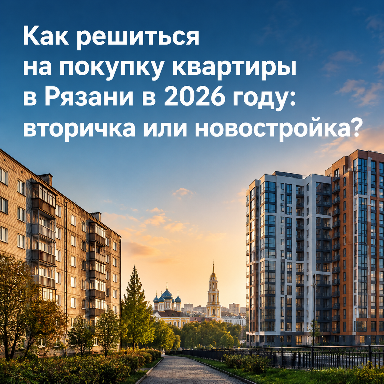 Рязань 2026: Ваша секретная формула покупки квартиры — новостройка или вторичка? откройте дверь в будущее!